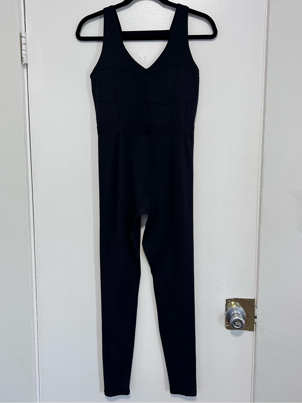 Khloe Kardashian x Fabletics Black Backless Jumpsuit